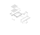 Ikea ISG650WS01 drawer and rack parts diagram
