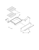Drawer and rack parts