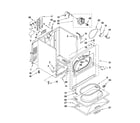 Whirlpool 7EWED1510YM0 cabinet parts diagram