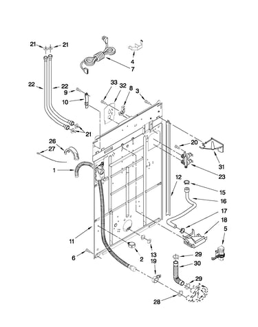 Rear panel parts