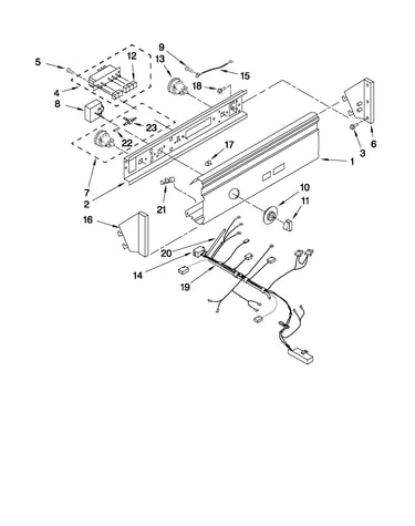 Control panel parts