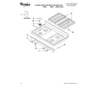 Whirlpool WFG371LVQ3 cooktop parts diagram