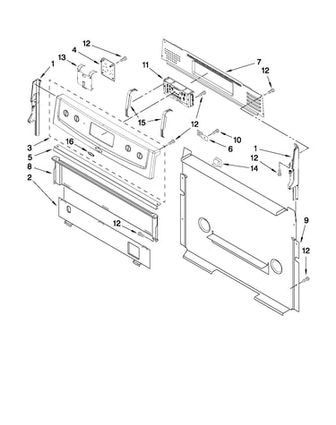 Control panel parts