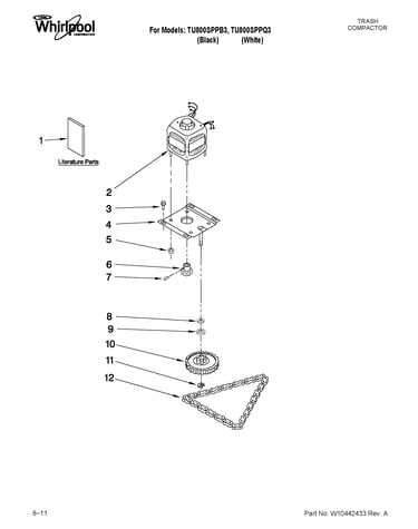 Motor and drive parts