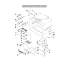Maytag G37026FEAS10 freezer liner parts diagram
