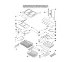 Maytag G37026FEAS10 shelf parts diagram