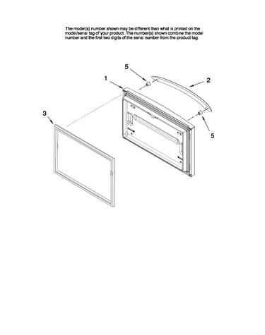 Freezer door parts