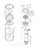 Motor, basket and tub parts