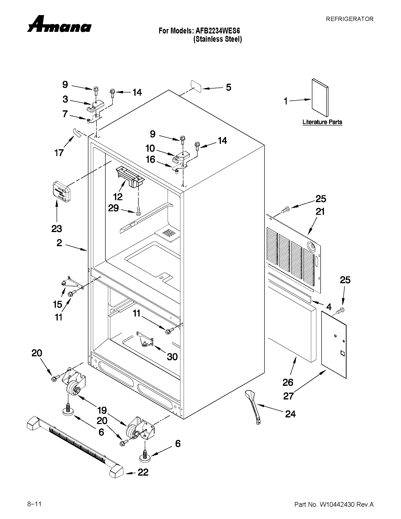 Cabinet parts