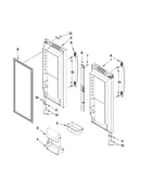 Refrigerator door parts