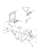 Dispenser front parts