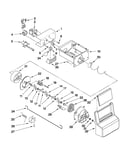 Motor and ice container parts