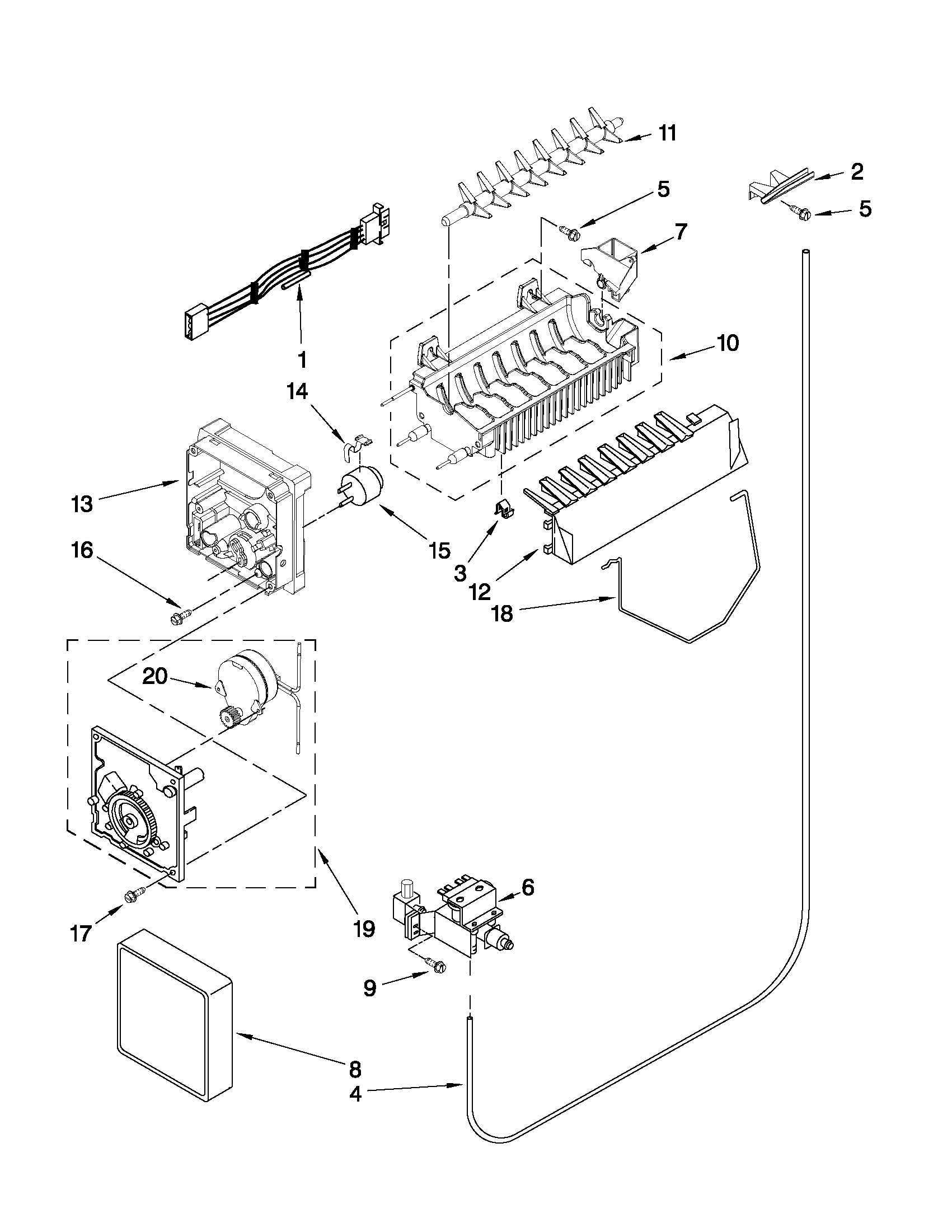 Icemaker parts
