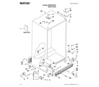 Maytag MSD2550VES03 cabinet parts diagram