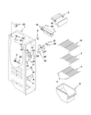 Freezer liner parts