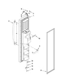 Freezer door parts
