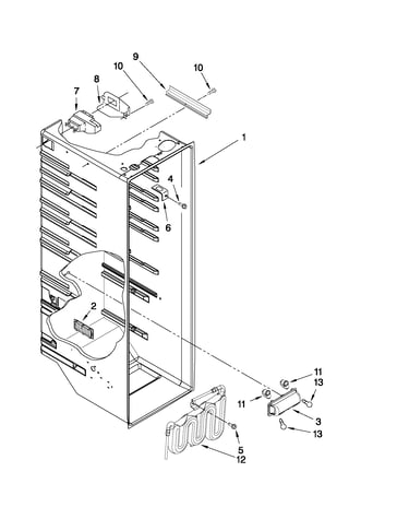 Refrigerator liner parts