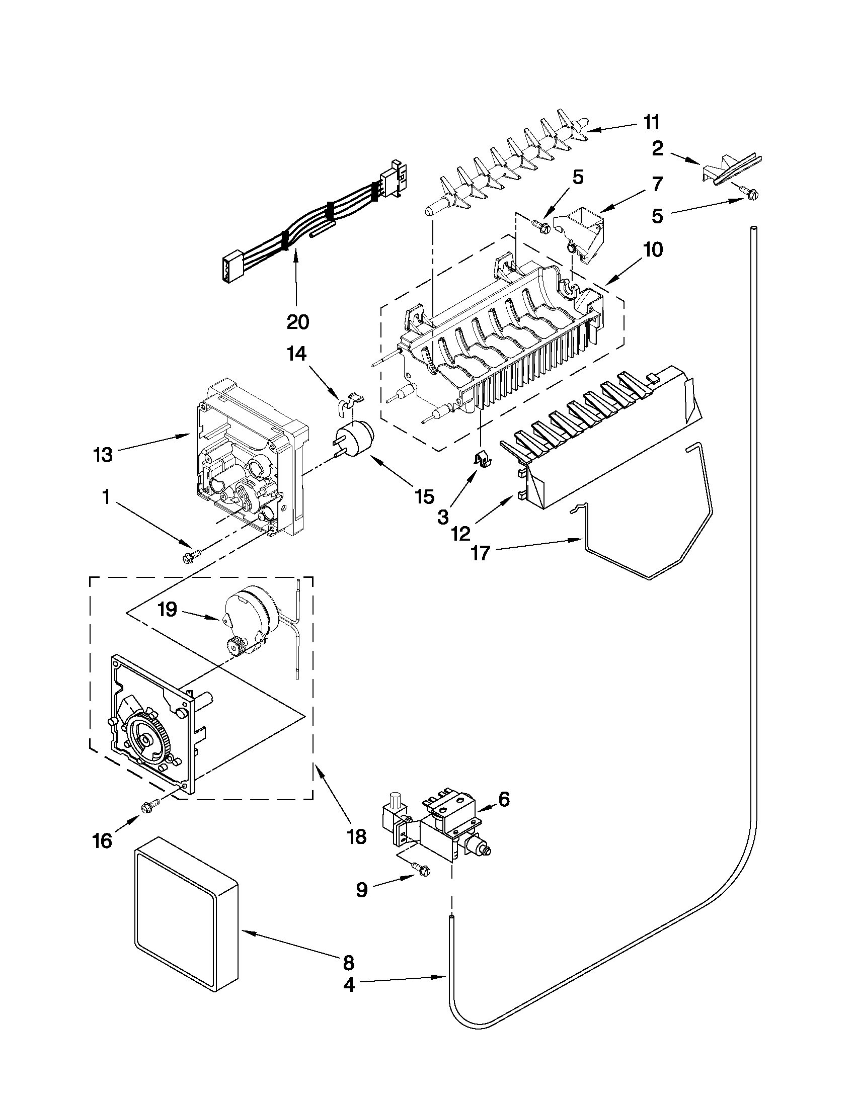 Icemaker parts