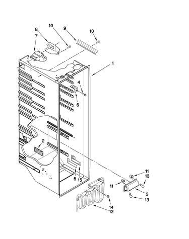Refrigerator liner parts