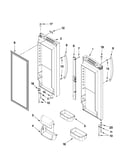 Refrigerator door parts