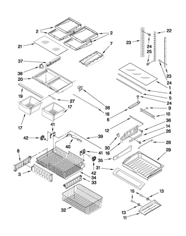 Shelf parts
