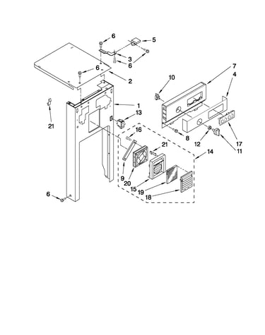 Panel and control parts