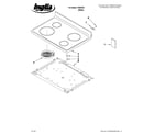 Inglis IVE82301 cooktop parts diagram