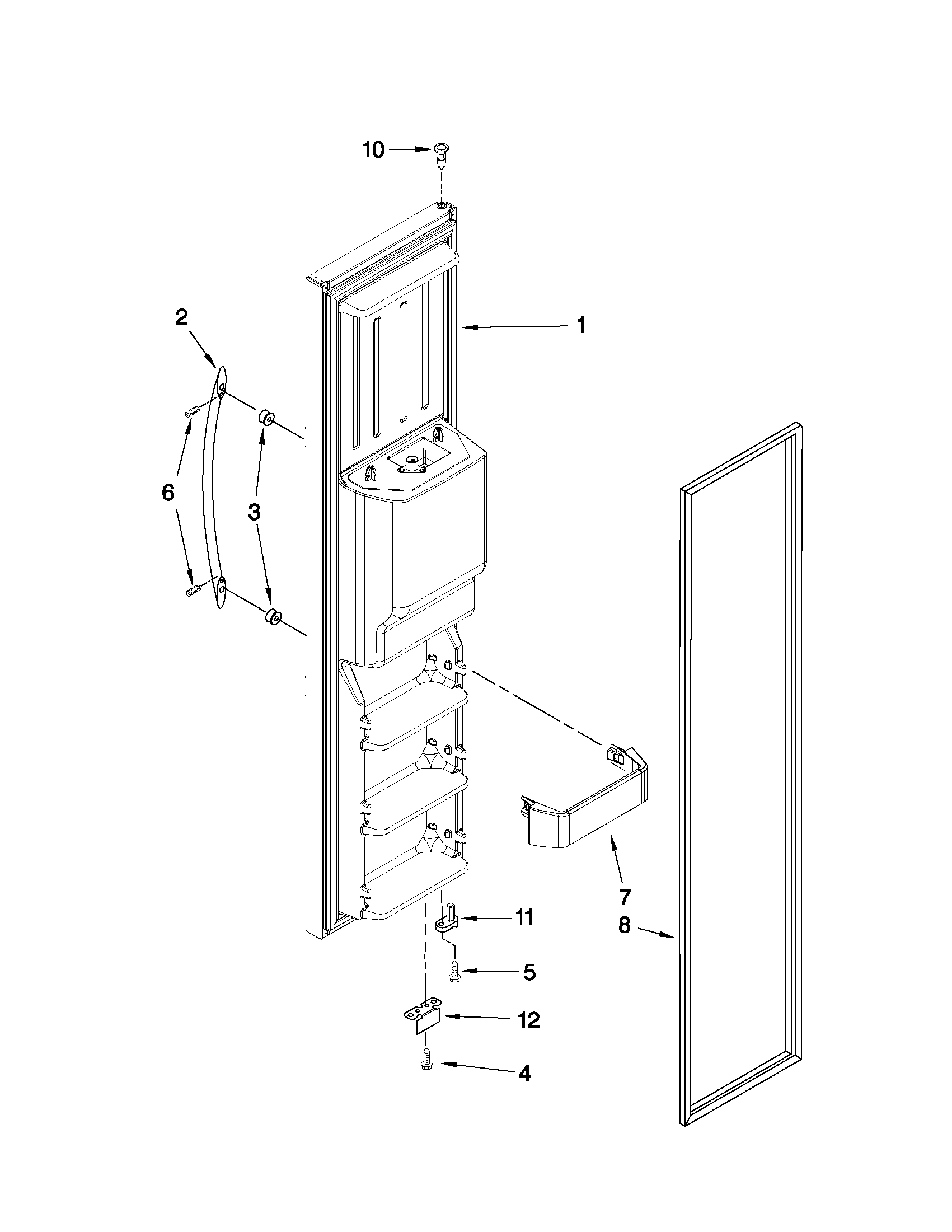 FREEZER DOOR PARTS