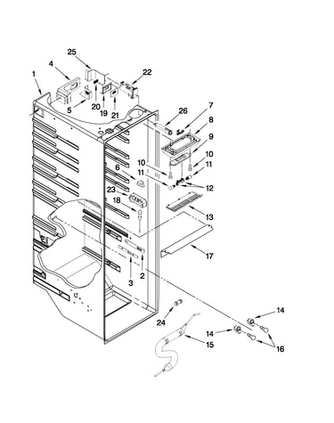 Refrigerator liner parts