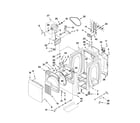 Whirlpool YWED8200YW0 cabinet parts diagram