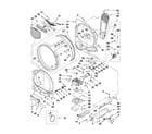 Whirlpool YWED8600YW0 bulkhead parts diagram