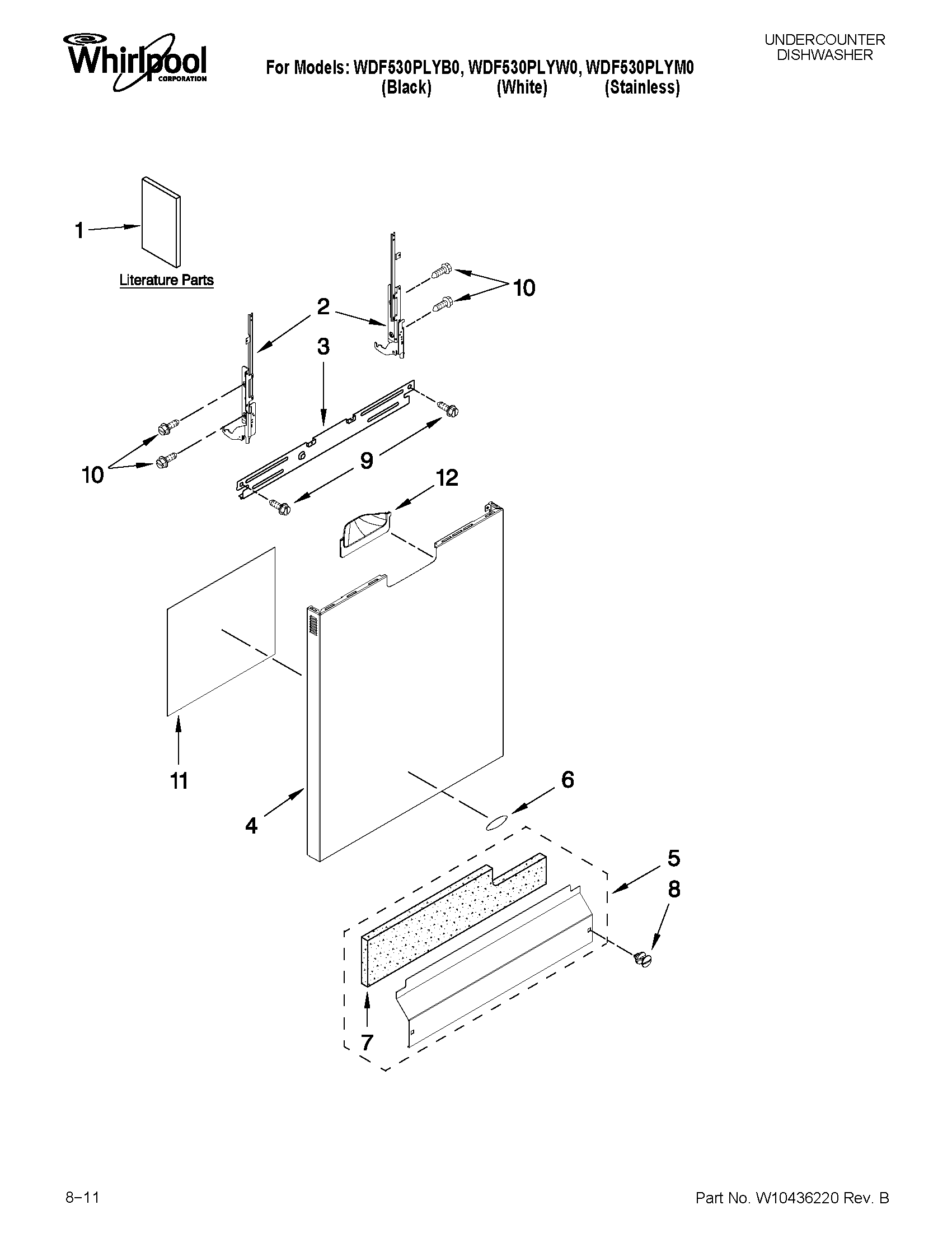 Door and panel parts