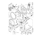 Whirlpool YWED8800YW0 bulkhead parts diagram