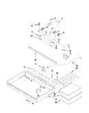 Burner box, gas valves, and switches