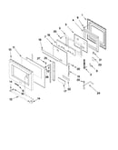 Oven door parts