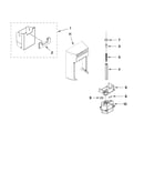 Motor and ice container parts