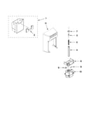 Motor and ice container parts