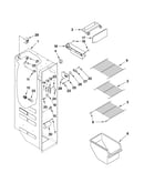 Freezer liner parts