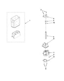 Motor and ice container parts