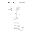 KitchenAid KUCK03ITBS1 motor and drive parts diagram