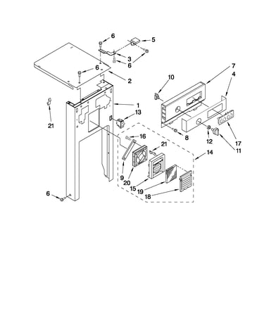 Panel and control parts