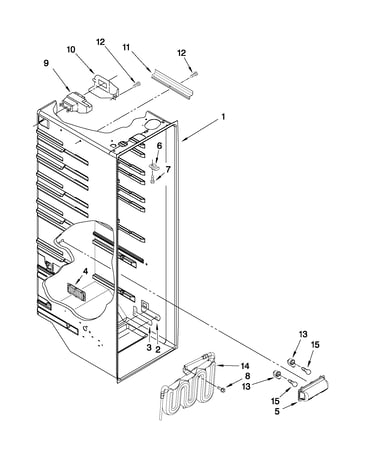 Refrigerator liner parts