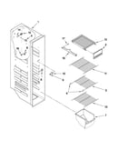Freezer liner parts