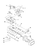 Motor and ice container parts