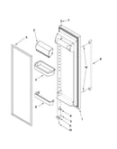 Refrigerator door parts