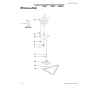 KitchenAid KUCS03CTBL1 motor and drive parts diagram