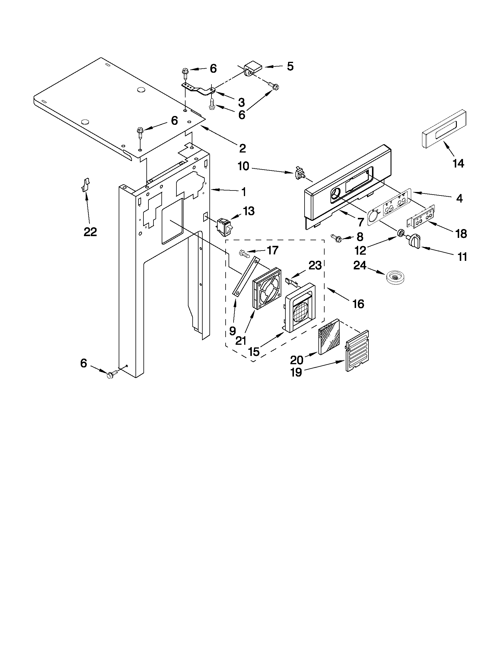 Control panel parts