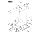 Crosley CS22CFXTS05 cabinet parts diagram