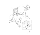 Crosley CS22CFXTS05 dispenser front parts diagram