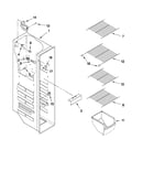 Freezer liner parts